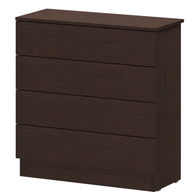 комод 4 ящика protech н-3263 дуб венге фото