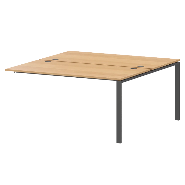 модуль двойной на 2 рабочих места protech амбэ-005.60 ольха/антрацит фото