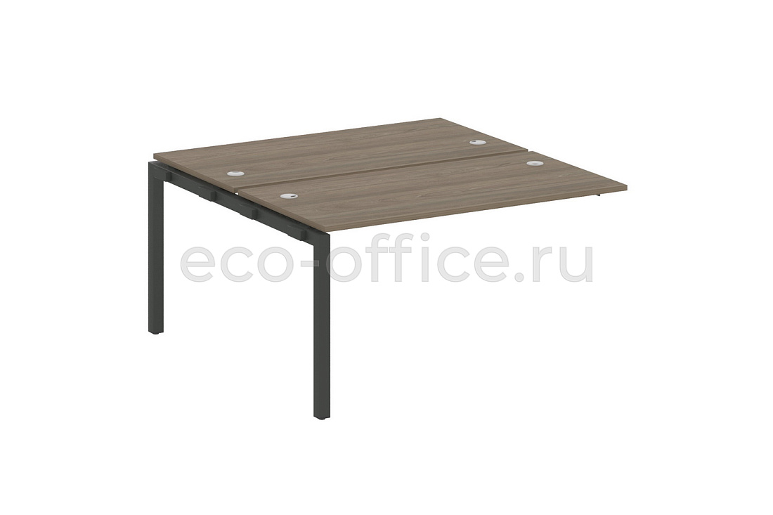 Проходной наборный элемент METAL SYSTEM QUATTRO 5x5 50БП.ПРС-СП-2.3 Вяз Благородный / Антрацит металл  купить в Москве