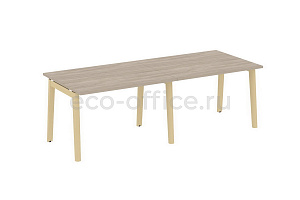 Стол переговорный (2 столешницы) ONIX WOOD OW.PRG-2.2 Дуб Аттик / Дуб Светлый фото