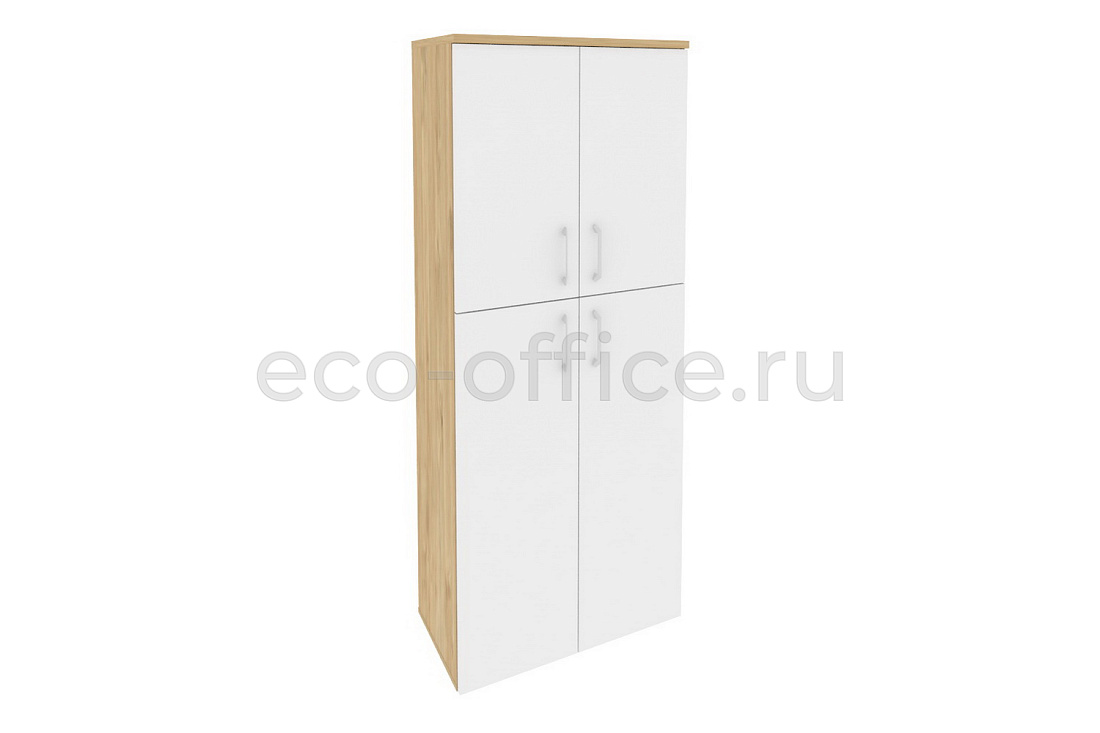 Шкаф высокий широкий ONIX O.ST-1.8 Тиквуд Светлый / Белый Бриллиант  стоимость