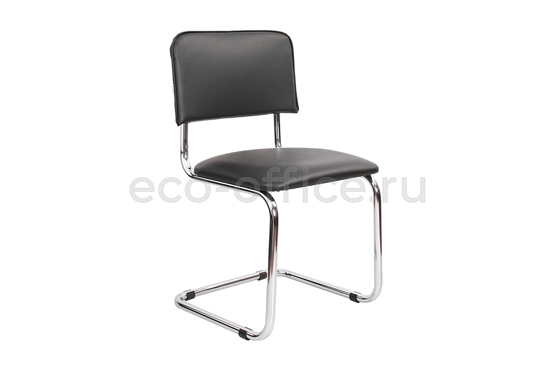 Стул SYLWIA Chrome 450320/V4 Чёрная экокожа купить в Москве