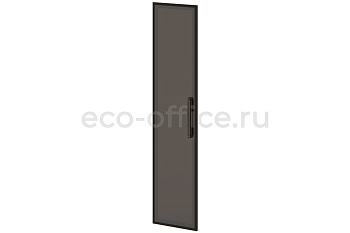 Дверь высокая стеклянная левая GRACE L-036 L Тонированное стекло купить в Москве