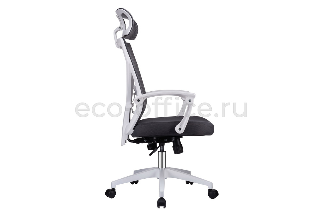 Кресло RV Chair OLIVER W-203 AC Белый пластик / Серая сетка  стоимость