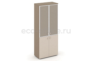 Шкаф высокий широкий ESTETICA ES.ST-1.2R U Латте / Капучино фото