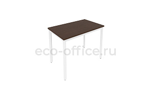 Стол письменный на металлокаркасе SLIM SYSTEM С.СП-3.1 Венге Цаво / Белый металл фото