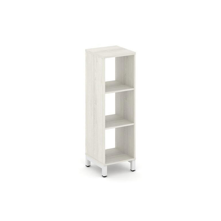 каркас стеллажа 3 яр. style project sn.ks-310 дуб наварра/металл белый фото