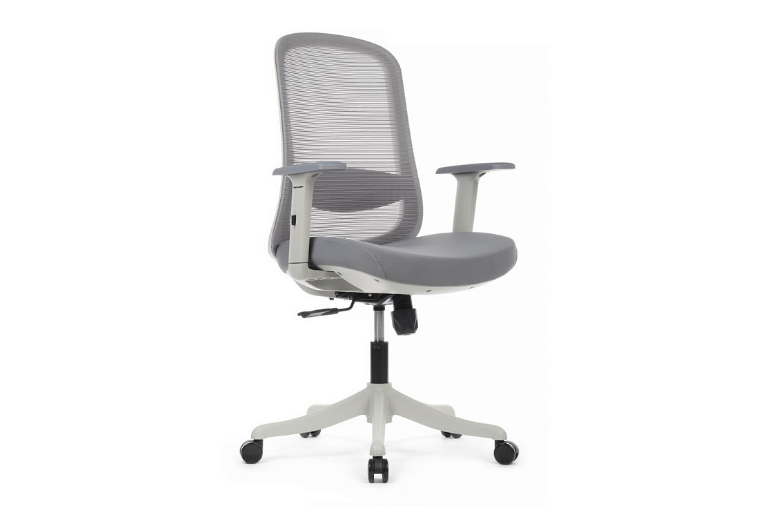 кресло rv chair scott bh2358s серая сетка / серая ткань фото