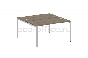 Рабочая станция METAL SYSTEM QUATTRO 4x4 40БП.РАС-СП-2.3 Вяз Благородный / Серый металл фото