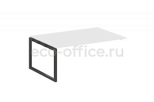 Проходной наборный элемент переговорного стола METAL SYSTEM QUATTRO 5x5 50БО.ППРГ-5 Белый / Антрацит металл фото