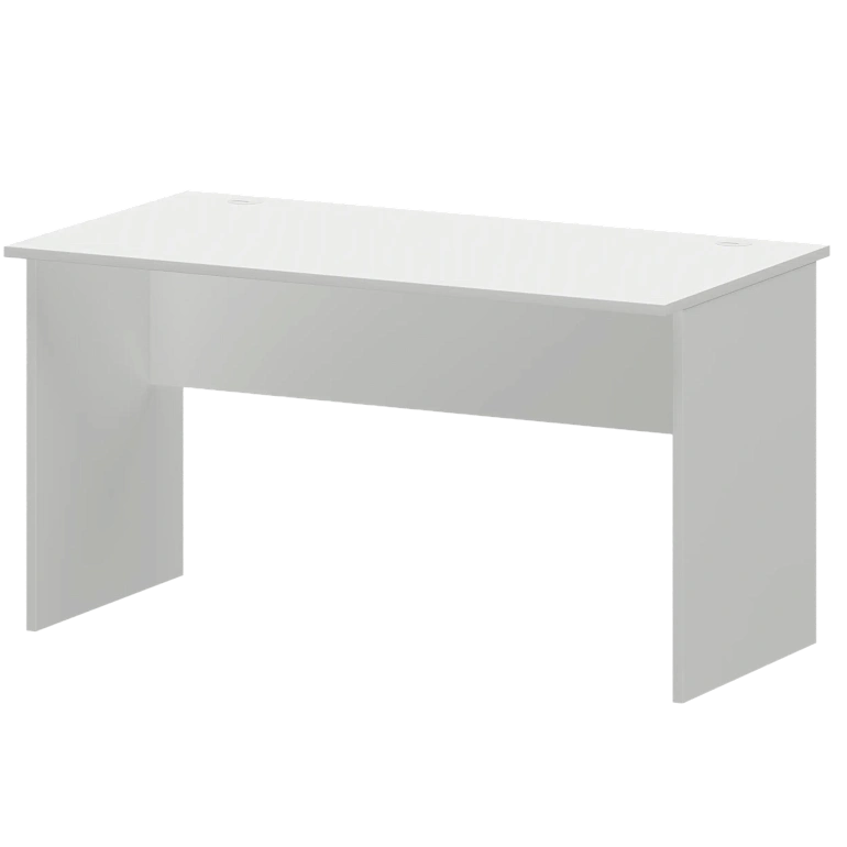 стол с левым и правым кабель каналом protech а-003.к белый фото