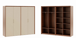 Шкаф с гардеробом 4 двери Concept CON36250323 фото