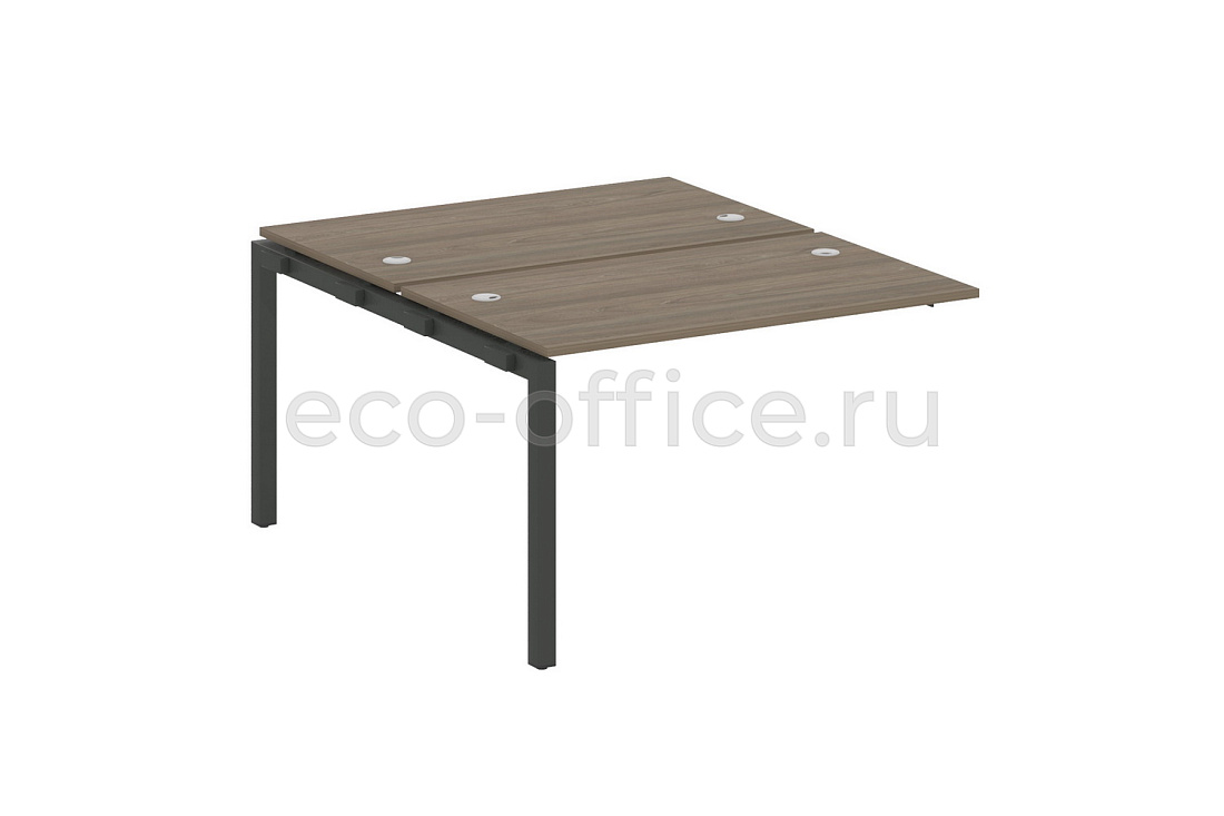 Проходной наборный элемент METAL SYSTEM QUATTRO 5x5 50БП.ПРС-СП-2.2 Вяз Благородный / Антрацит металл  купить в Москве
