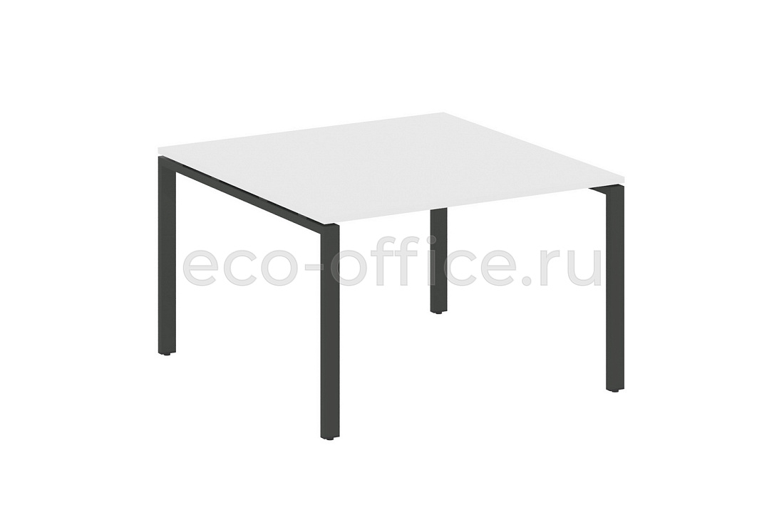 Стол переговорный (1 столешница) METAL SYSTEM STYLE БП.ПРГ-1.2 Белый / Антрацит металл  стоимость