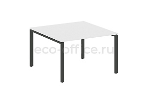 Стол переговорный (1 столешница) METAL SYSTEM STYLE БП.ПРГ-1.2 Белый / Антрацит металл фото