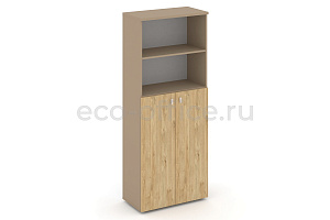 Шкаф высокий широкий ESTETICA ES.ST-1.6 Латте / Тиквуд Светлый фото