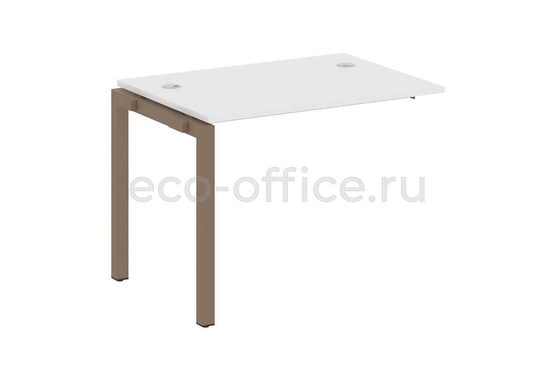 Проходной наборный элемент METAL SYSTEM QUATTRO 5x5 50БП.ПРС-СП-1.1 Белый / Мокко металл купить в Москве