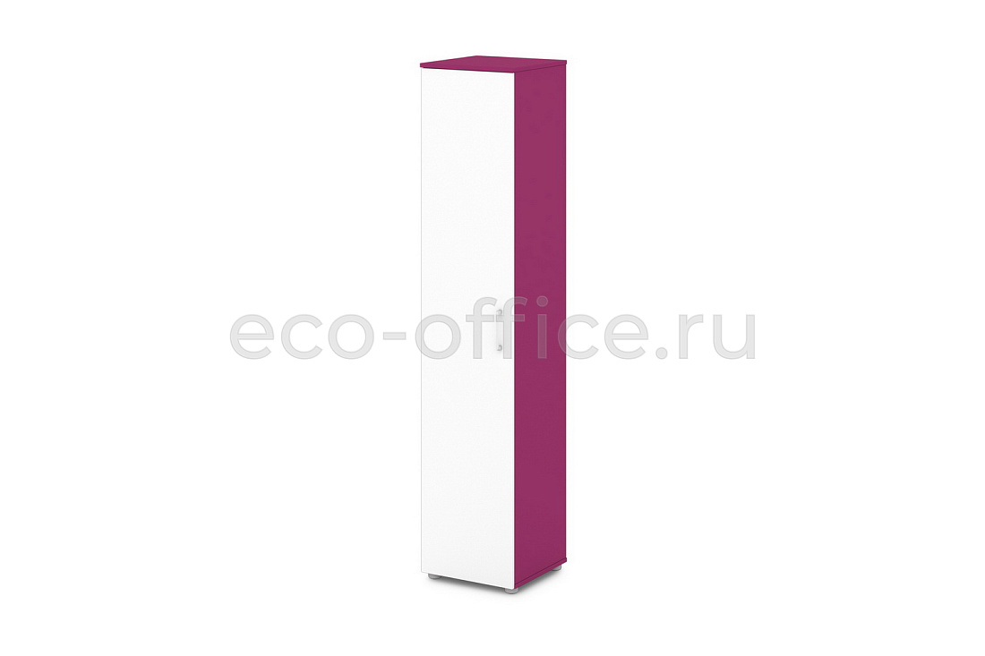 Шкаф для документов узкий SENTIDA COLOR S-741 Малина  стоимость