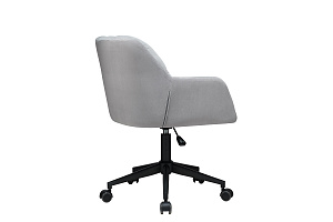 Кресло ECO-CHAIR EDMON 9-178 Светло-серый велюр фото