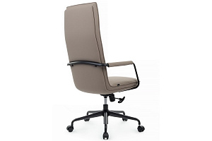 Кресло руководителя RV Chair TINO CM-P004AS Бежевая экокожа фото