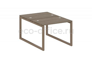 Рабочая станция METAL SYSTEM QUATTRO 5x5 50БО.РАС-СП-2.1 Вяз Благородный / Мокко металл фото