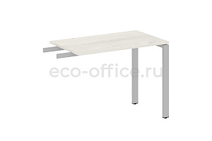 Приставной элемент на П-образном м/к METAL SYSTEM STYLE БП.ПР-3 Дуб Наварра / Серый металл фото
