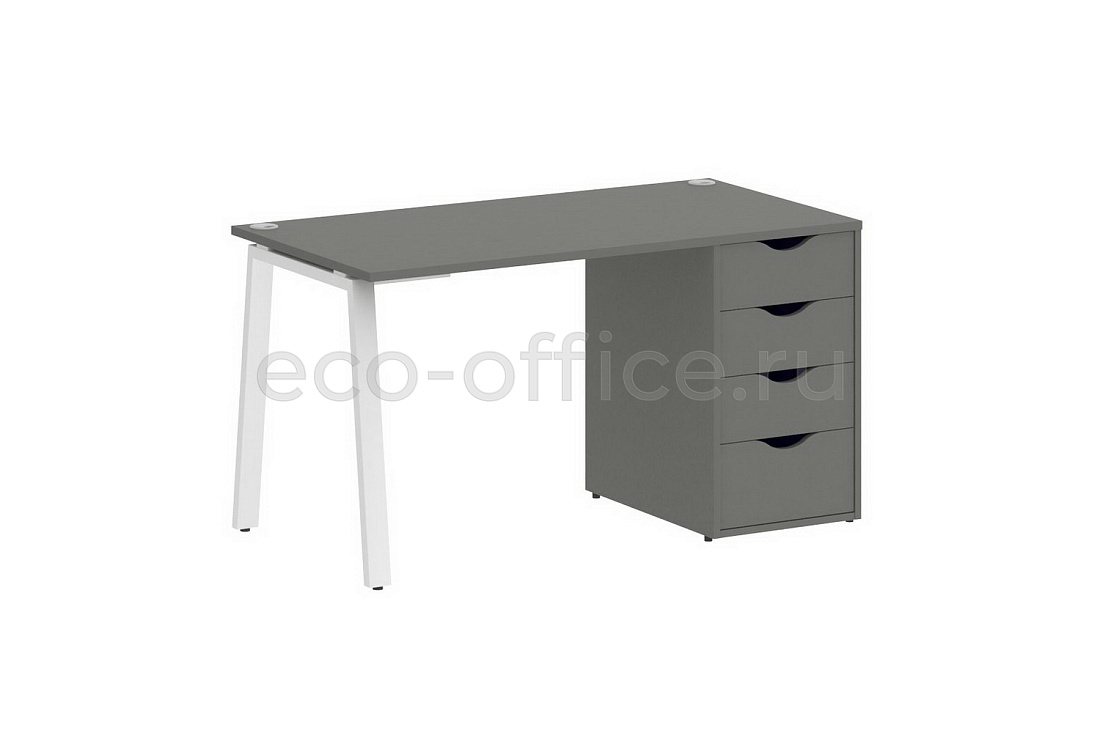 Стол письменный HomeOffice VR.SP-3-138.4.A white Металлик   стоимость