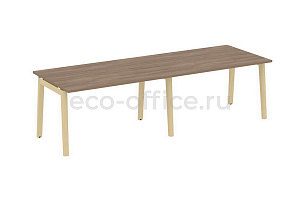 Стол переговорный (2 столешницы) ONIX WOOD OW.PRG-2.3 Дуб Аризона / Дуб Светлый фото