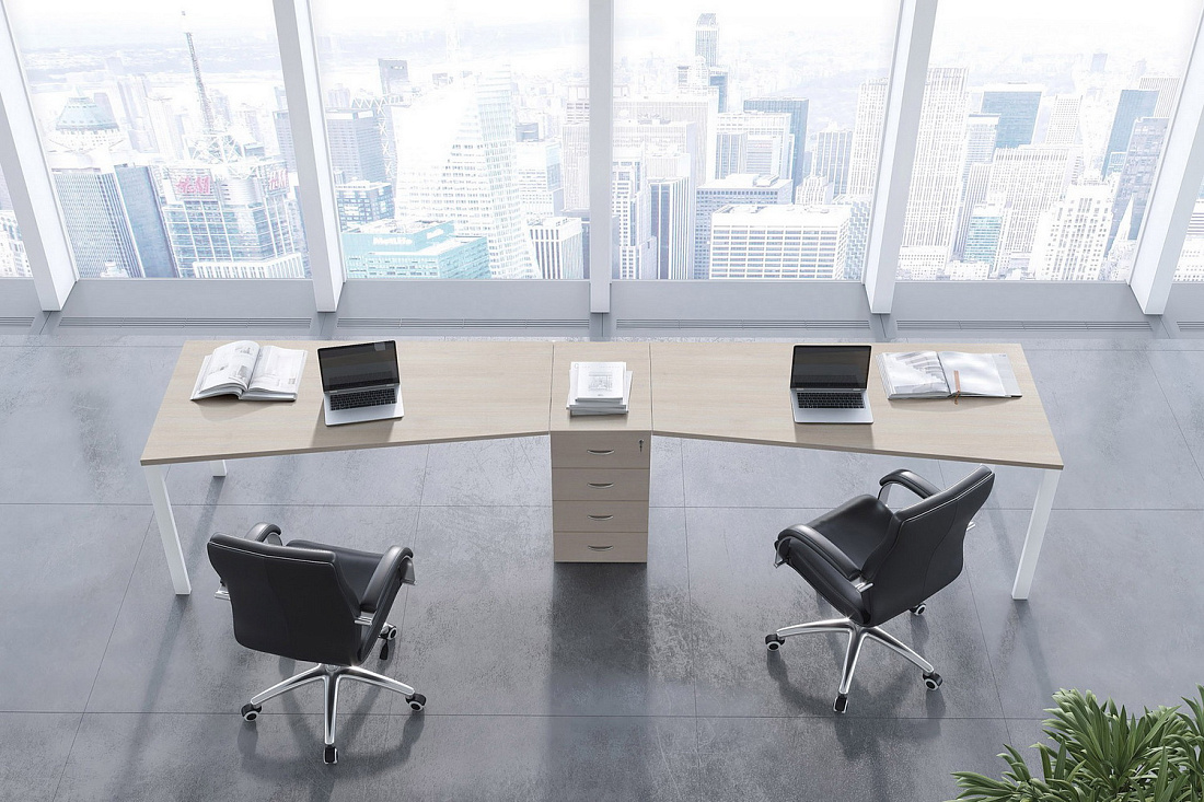 мебель для персонала tess дуб шамони светлый фото