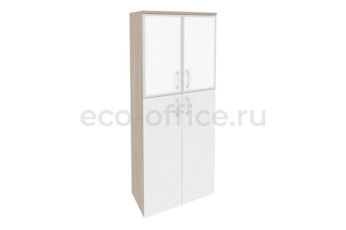 Шкаф высокий широкий ONIX O.ST-1.7 R white Дуб Аттик / Белый Бриллиант купить в Москве