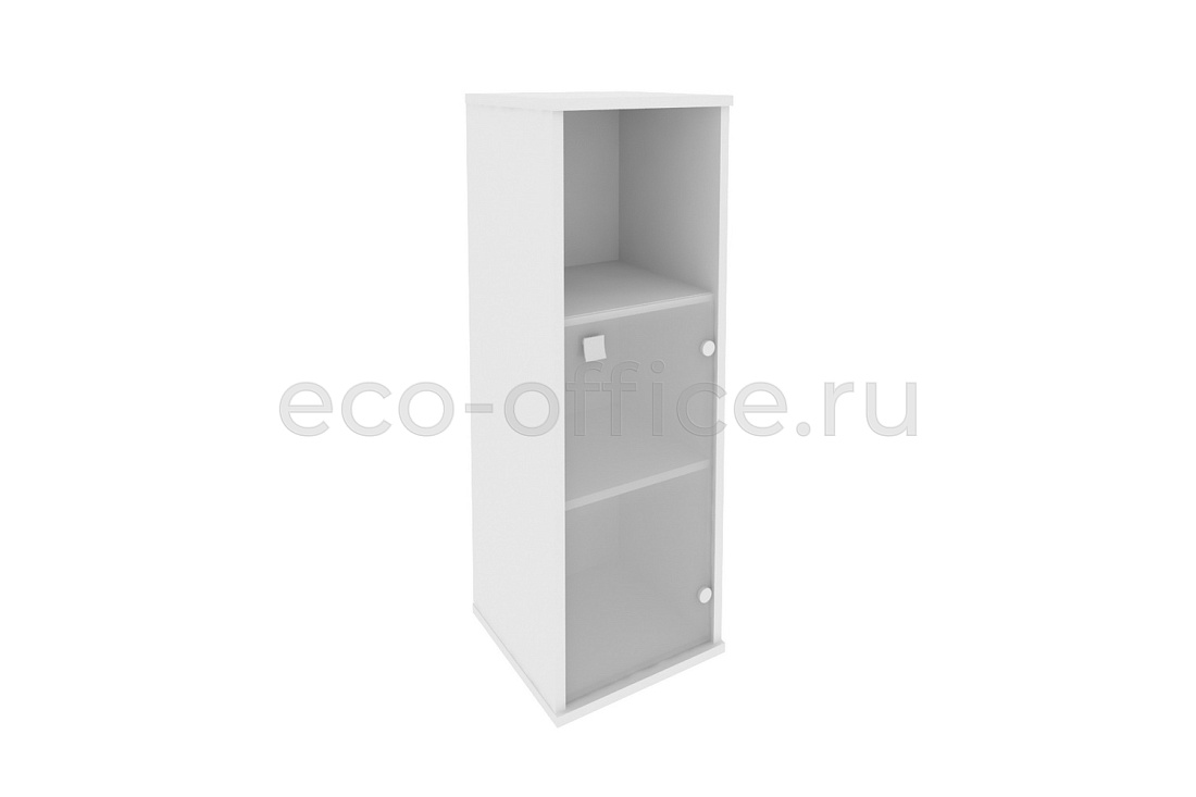 Шкаф средний узкий правый STYLE Л.СУ-2.2 (R) Белый купить в Москве