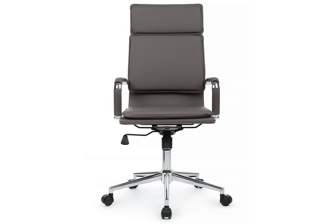 Кресло руководителя RV Chair HUGO 6003-1SE Серая экокожа  стоимость