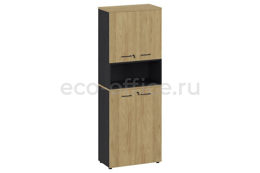 Шкаф высокий составной FLEX 221 hinged/open 156Z 15 156Z.34 Гикори купить в Москве