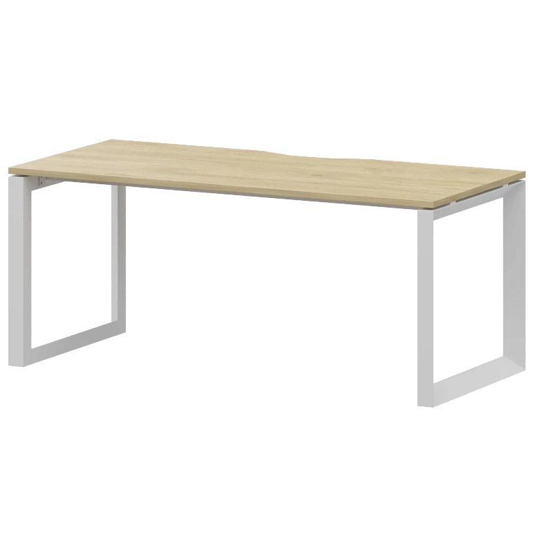 стол на металлокаркасе protech нтмп.о-160 баттл рок/белый фото