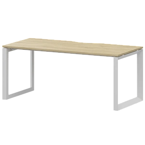 Стол на металлокаркасе Protech НТМП.О-160 Баттл Рок/Белый фото