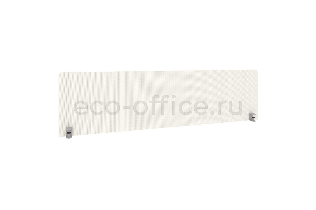 Экран тканевый для стола L1800 METAL SYSTEM STYLE Б.ТЭКР-5 Белая сетчатая ткань TW10 купить в Москве