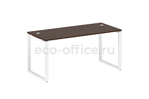 Стол письменный METAL SYSTEM STYLE БО.СП-4 Венге Цаво / Белый металл фото