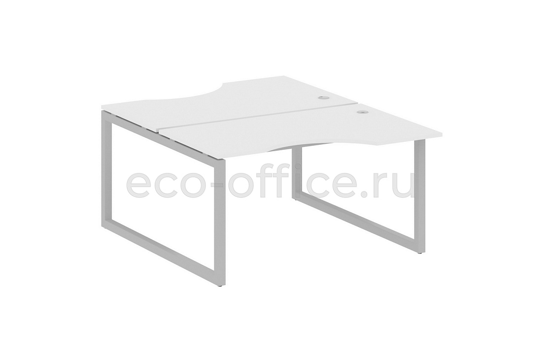 Рабочая станция криволинейная METAL SYSTEM QUATTRO 5x5 50БО.РАС-СА-2.2 Белый / Серый металл  стоимость