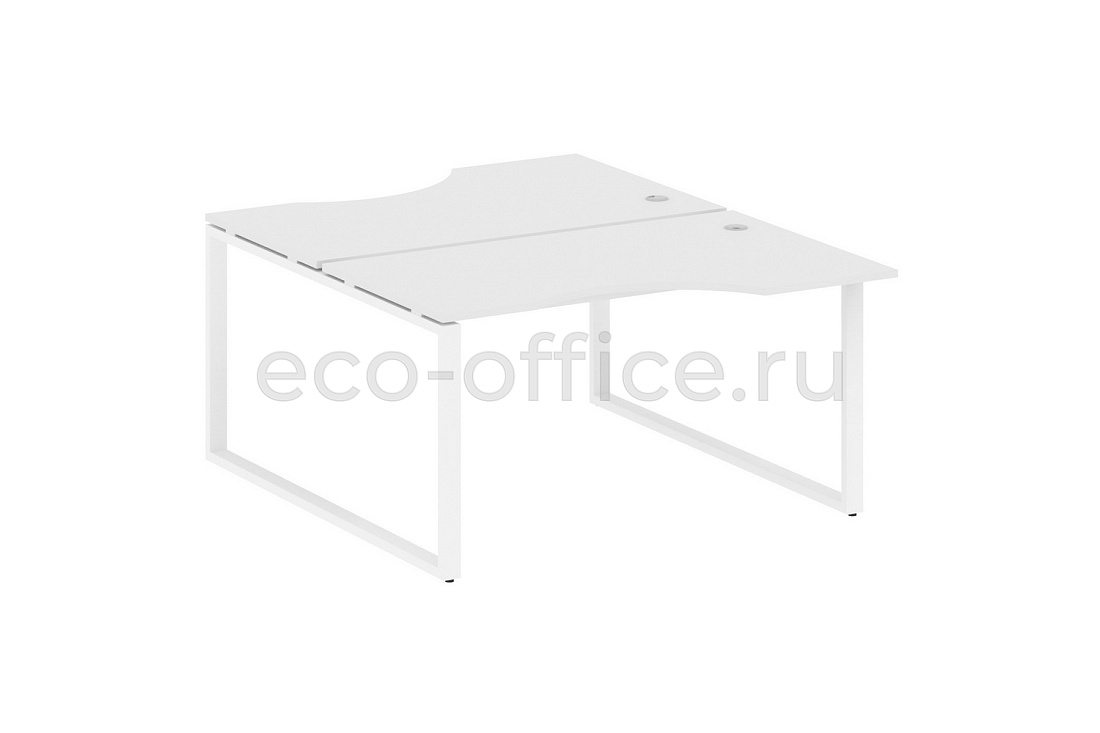 Рабочая станция криволинейная METAL SYSTEM STYLE БО.РАС-СА-2.2 Белый / Белый металл  стоимость