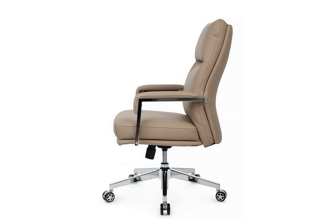 кресло rv chair leon-m b916 бежевая экокожа фото