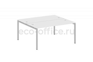 Рабочая станция METAL SYSTEM QUATTRO 4x4 40БП.РАС-СП-2.4 Белый / Серый металл фото