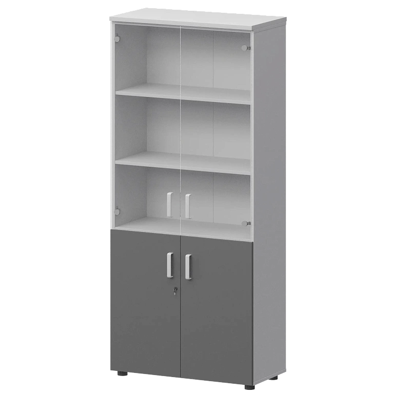 шкаф protech смш-58дс тип1 белый/графит фото