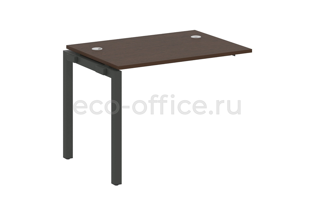 Проходной наборный элемент METAL SYSTEM QUATTRO 5x5 50БП.ПРС-СП-1.1 Венге Цаво / Антрацит металл купить в Москве