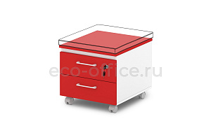 Тумба подкатная низкая SENTIDA COLOR S-96 Земляника фото