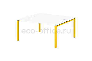 Стол-тандем на металлокаркасе 60*30 SENTIDA COLOR S-43 Манго фото