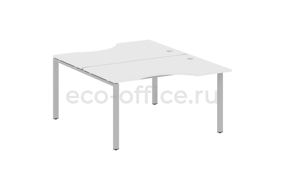 Рабочая станция криволинейная METAL SYSTEM STYLE БП.РАС-СА-2.2 Белый / Серый металл  стоимость