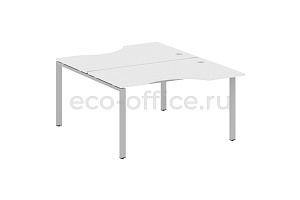 Рабочая станция криволинейная METAL SYSTEM STYLE БП.РАС-СА-2.2 Белый / Серый металл фото