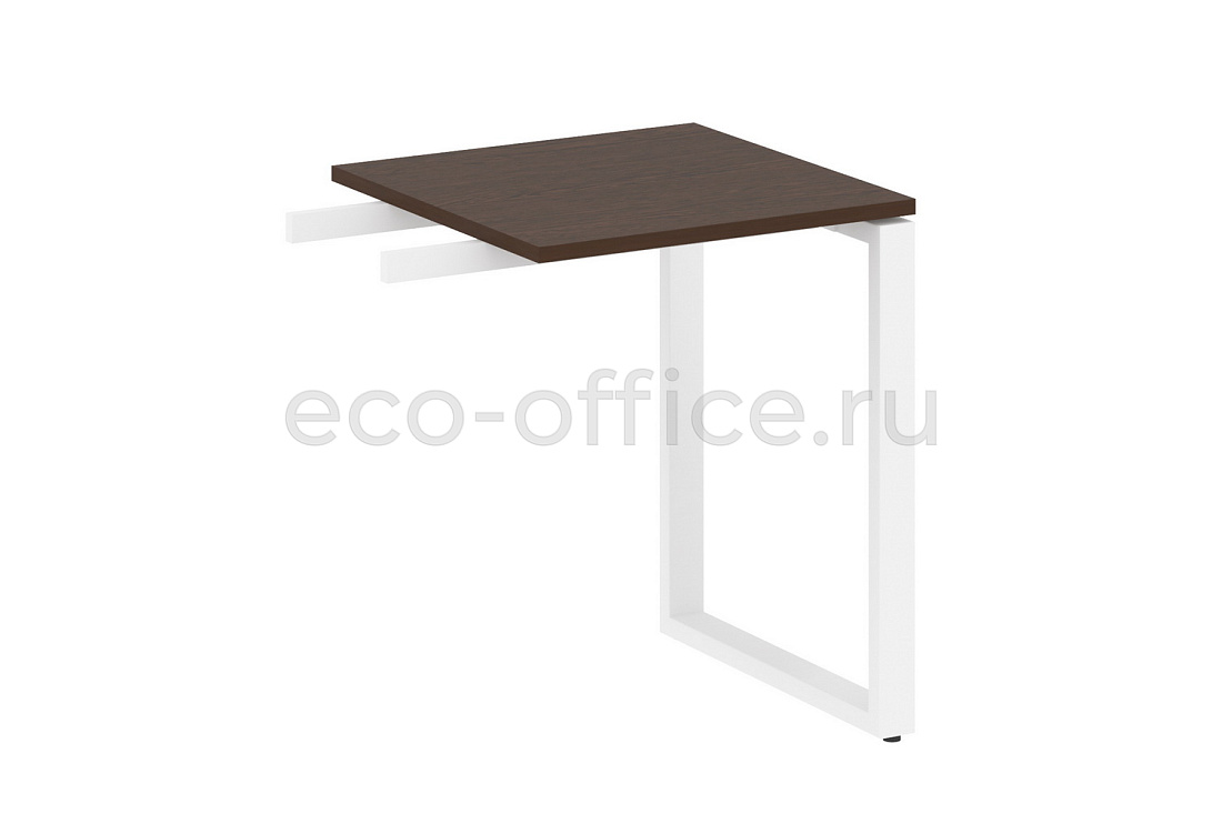 Приставной элемент на О-образном м/к METAL SYSTEM STYLE БО.ПР-1 Венге Цаво / Белый металл  стоимость