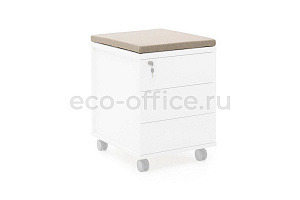 Подушка на тумбу TOUR seat Ped 44cm KITON 01 Бежевая ткань фото