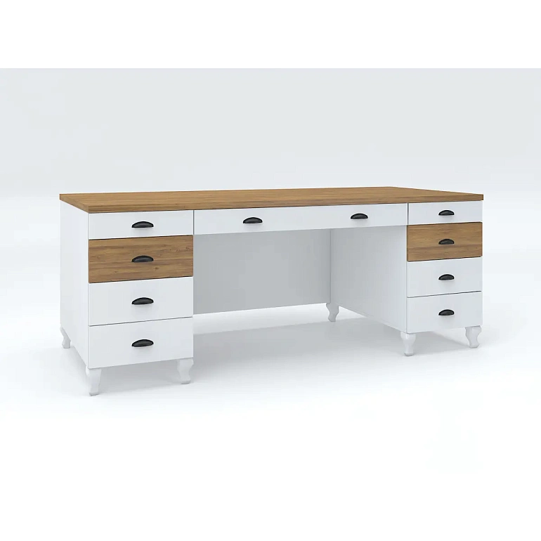 стол письменный белый/engadina protech км-71-1 белый/энгадина фото